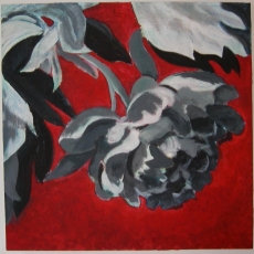 Blüte auf Rot (2010)