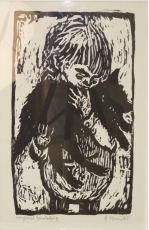 Kind mit Katze (ca. 1960)