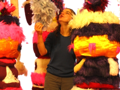 Installation: "Die Stresswaschanlage", 250cm x 250 cm x 280 cm, Diverse Materialien, interaktiv