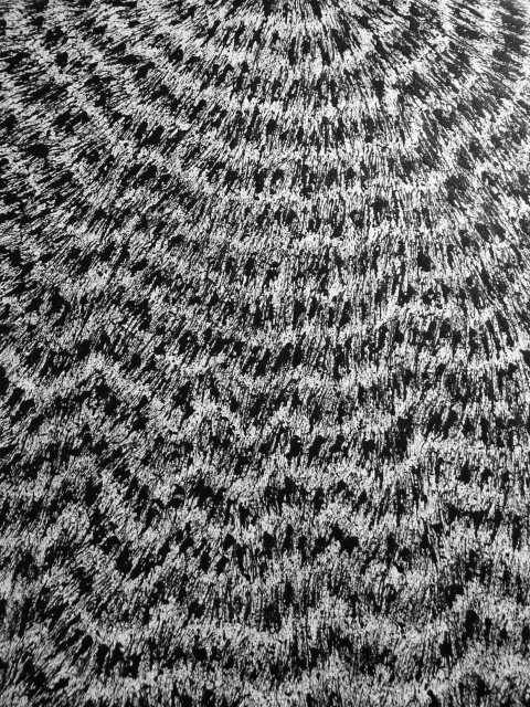 "Strahlen" ( Tuschfederzeichnung 100 x 65 cm ) Aus der Serie "Geordnetes Chaos"