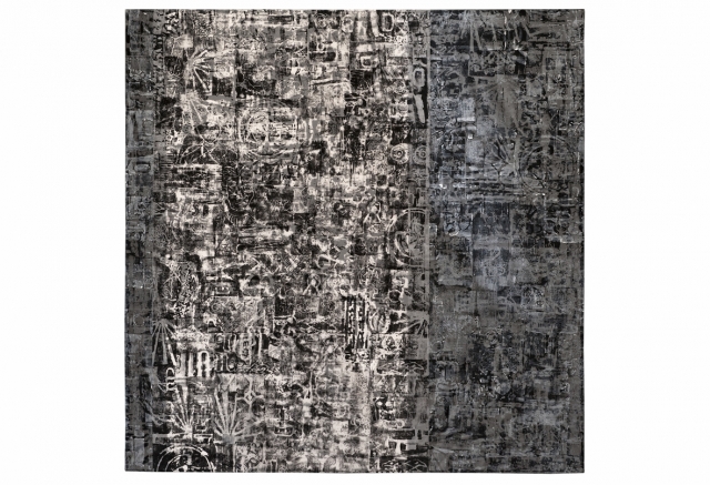 175 Tage aus der Zeit
1mx1m von 2015
handgedruckt auf Stoff und Leinwand