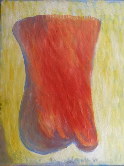 "Der Fehde-Handschuh II" Öl auf Leinwand